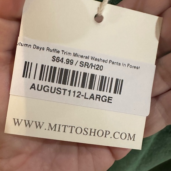 Mittoshop green pants. NWT - Picture 5 of 12